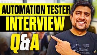 Top 5 Interview Questions For an Automation Tester [upl. by Groh]