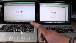 Comparación  MacBook vs Macbook Retina [upl. by Alphonso949]