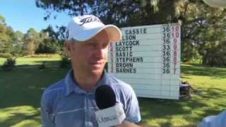 QLD PGA Championship  Round 2 Peter Wilson Interview [upl. by Frodeen270]