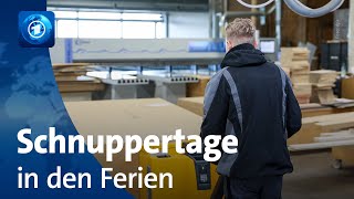 Nachwuchsmangel im Handwerk MiniPraktikum während der Ferien [upl. by Naffets]