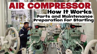 AIR COMPRESSOR HOW IT WORKS  Topings World [upl. by Aicilehp]