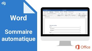 Comment faire un sommaire automatique sur Word [upl. by Reinal868]