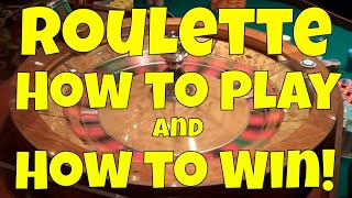 Roulette  How to Play and How to Win • The Jackpot Gents [upl. by Wedurn]