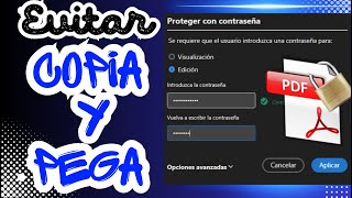 Cómo Proteger un PDF para Evitar el Copia y Pega  Tutorial de Seguridad de Documentos [upl. by Nyleimaj]