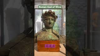 Bronze statue of Bacchus roman empire history pompeii wine god mythology antiquity art [upl. by Parsons]