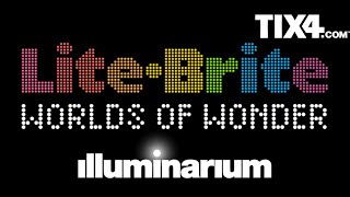 LITE BRITE Worlds of Wonder  Illuminarium at AREA15 [upl. by Theone]