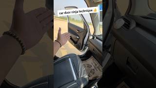 कार का door बंद करने की ninja technique 👍  car door wont close  wagonoctane shorts [upl. by Onailimixam]