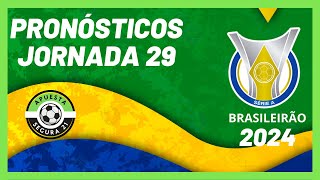 Pronósticos Brasileirao Jornada 29  Liga Brasileña 2024 [upl. by Lubeck153]