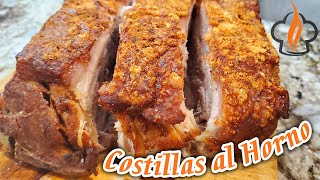 Costillas de Cerdo al Horno No encontrarás otra igual  Jugosa por dentro y Crujiente por fuera [upl. by Urban]