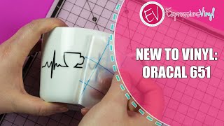 New to Vinyl  How to use Oracal 651 Permanent Adhesive Vinyl [upl. by Berkie682]