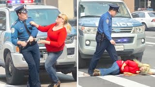 Who Gets Arrested FIRST the PSYCHOTIC Karen or the COP [upl. by Unam560]