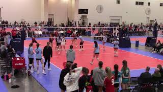 2023 Lakeshore Volleyfest  Court 15  16 Open NIVA 16 PURPLE vs Impactdt 16U Abi [upl. by Ricarda]