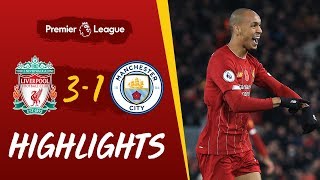 Liverpool 31 Man City  Fabinhos stunner helps Reds beat City  Highlights [upl. by Eerased]