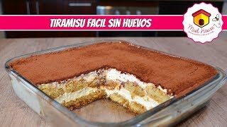 Tiramisu SIN HUEVOS sin horno FACIL y RÁPIDO [upl. by Daisy]