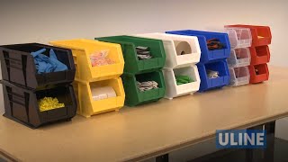 Uline Plastic Stackable Bins [upl. by Ursala]