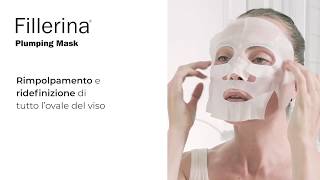 Fillerina Plumping Mask  Maschera Viso in Cellulosa Naturale [upl. by Mutz948]