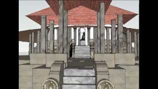 3D Visualization of the Polonnaruwa Vatadage Sri Lanka [upl. by Bastien]