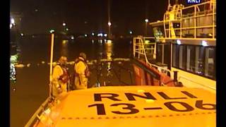 Hoylake RNLI Lifeboat assists wind farm crew transfer vessel [upl. by Flieger]