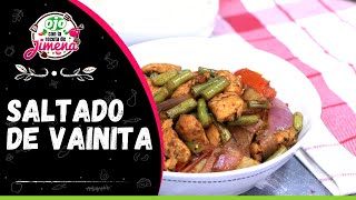 Saltado de vainita  PASO A PASO  Recetas peruanas [upl. by Milzie926]