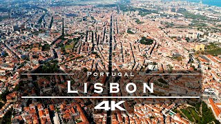 Lisbon Portugal 🇵🇹  by drone 4K [upl. by Benson]