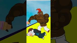 Ice Cream Run Roblox Bacon vs Black Wrestler  Who will win Funny Roblox Game [upl. by Lidia]