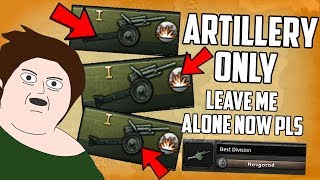 Artillery Only Challenge Hearts of Iron 4 HOI4 Soviets [upl. by Esinej]