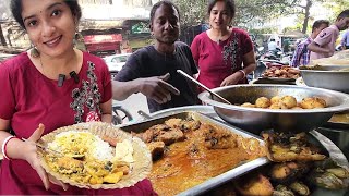 উত্তম দা রাস্তার ধারে সস্তায় বাঙালির প্রিয় মাছ ভাত ডাল বিক্রি করছেন  চন্দননগরের মিষ্টি  Kolkata [upl. by Oneal]