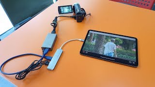 2018 iPad Pro USBC as a monitor for SONY camcorder [upl. by Gupta]