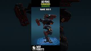 Ao Ming  Cuirassier  Gendarme  Range 600 m  Titan Robot  War Robots  WR  HGR GAMING [upl. by Lopez]