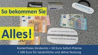 150 € Bonus bei Eröffnung von GratisGirokonto ◄◄◄ [upl. by Emlin]