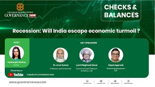 Checks amp Balances  Recession Will India escape economic turmoil [upl. by Bergeron603]