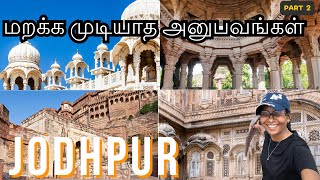 ✨Exploring Jodhpur Hidden Gems  Tamil Travel Vlog  Rajasthan Travel in Tamil🇮🇳 [upl. by Gillian]