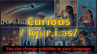 Curious meaning with 5 examples [upl. by Marozik389]