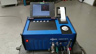 Orbimatic Orbimat 165 CA Orbital Tube Welding Power Source  Weld Test with OW38S Weld Head [upl. by Castillo161]