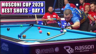 Mosconi Cup 2020  Best Shots of Day 1 [upl. by Ysak]