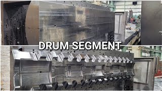 Drum Segment  Payoff Reel  CNC Machining [upl. by Stinson]