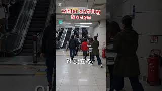 Winter clothes fashion 겨울 옷패션 [upl. by Runkle]