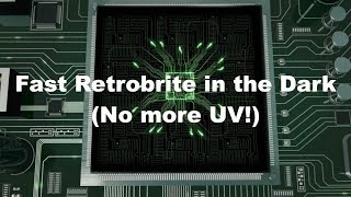 Fast Retrobrite in the Dark Speedeebrite No UV [upl. by Edithe]