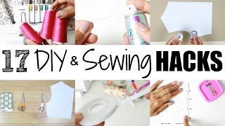 17 DIY amp Sewing Hacks  Tips [upl. by Navak409]