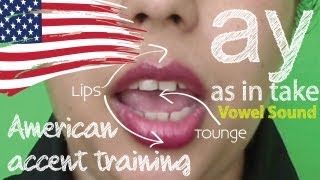 American Accent Training  Part 02  Vowel sound AY  Free English Lesson  ESL [upl. by Notak56]