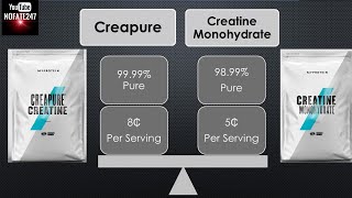 Difference Between MyProtein Creapure and Creatine Monohydrate  Sunday Supplement Review [upl. by Yeldah]