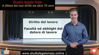 Il DL  DATORE di LAVORO [upl. by Rosalee]