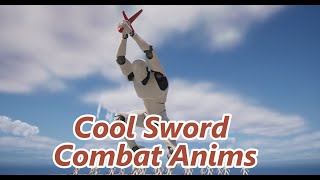 Cool Sword Combat Animations Preview [upl. by Primavera]