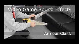 Video Game Sound Effects  Armour Clank [upl. by Lanna80]