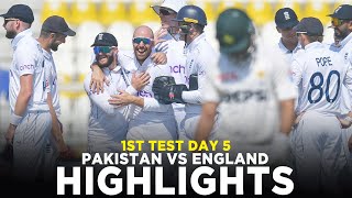 Full Highlights  Pakistan vs England  1st Test Day 5 2024  PCB  M3G1K [upl. by Raseac]