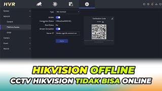 Cara Mengatasi DVR Hikvision Offline  Connecting Failed [upl. by Norok]