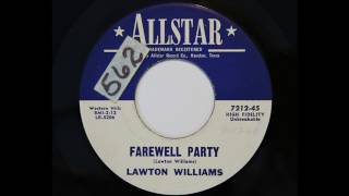 Lawton Williams  Farewell Party Allstar 7212 [upl. by Nohcim]