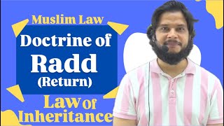 Doctrine of Radd Return  Muslim Law of Inheritance  Practical Calculations  Judiciary Mains [upl. by Noiztneb699]