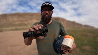 Agm rattler Thermal scope and tannerite [upl. by Nnek]