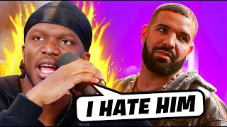 KSI REACTS TO KENDRICK VS DRAKE [upl. by Ariet]